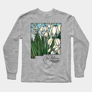 New Mexico Yucca With Text Long Sleeve T-Shirt